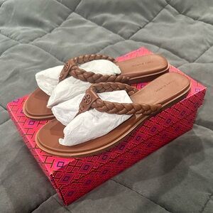 Tory Burch Braided Benton Thong Sandals